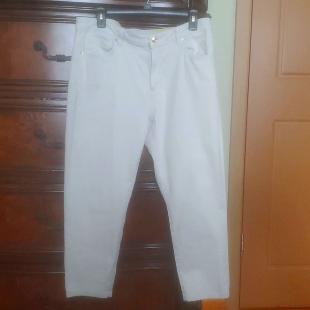 Michael Kors Pants Size 14 in Aluminum color